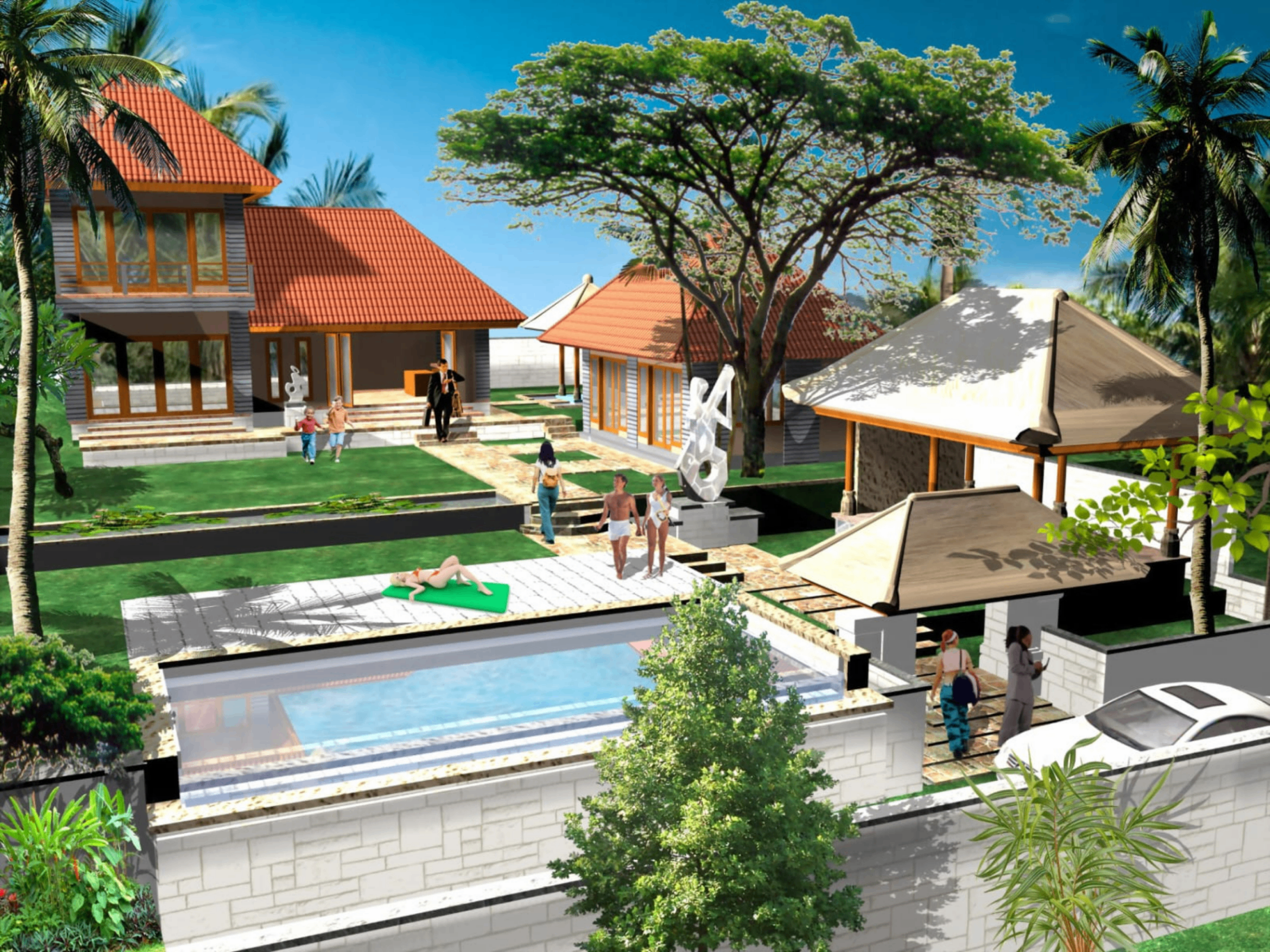Tropical Family Compound